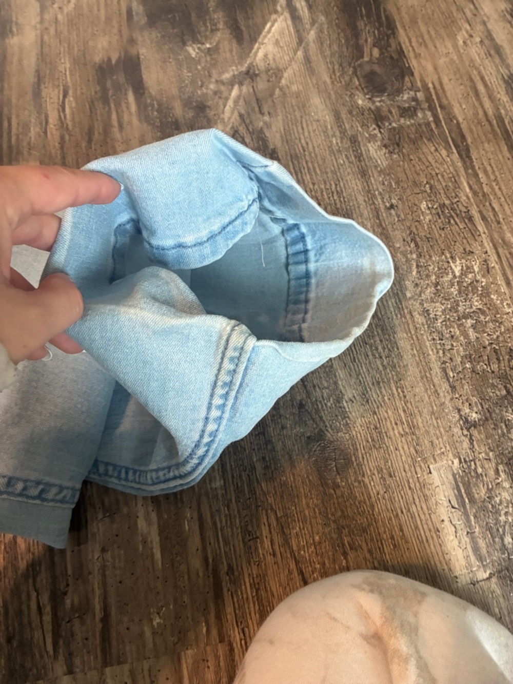 Newbury Kustom Light Blue Flare Jeans - Picture 8 of 8